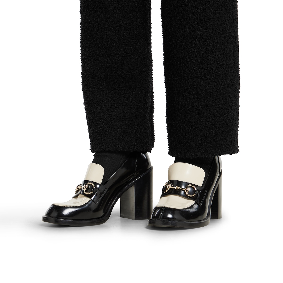 Gucci Women’s heeled loafer with Horsebit - Image 2